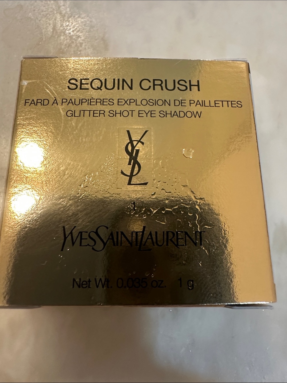 Yves Saint Laurent Sequin Crush legendary gold Shot Eye Shadow - Gold